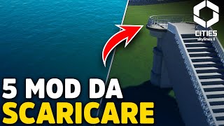 5 MOD DA SCARICARE per Cities Skylines 2 E8 Asset Importer No Pollution [upl. by Koral503]