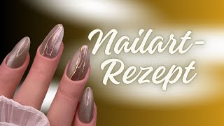 Nageldesign Rezept mit magn Cateye bornprettyofficial nails nailart cateyegel [upl. by Hessler204]