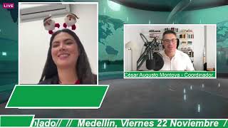 Entrevista alumbrado navideño  Visión Antioquia 22 de noviembre [upl. by Joselyn]