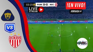 PUMAS VS NECAXA EN VIVO🔴JORNADA 4 CLAUSURA 2024LIGA MX por marcos team [upl. by Sollars]