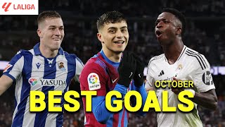 BEST GOALS OF THE MONTH  LA LIGA  OCTOBER 2024 [upl. by Jael982]