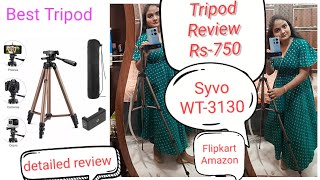 Tripod detailed Review Rs750 Flipkart Amazon 👍 [upl. by Nalym59]