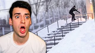 REACTING TO INSANE SNOWSKATING [upl. by Eph301]