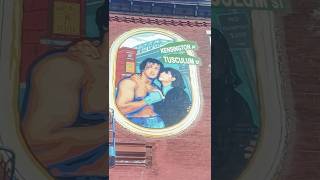 The New ROCKY BALBOA Mural On Kensington Avenue [upl. by Ayerf891]