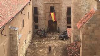 RODAJE Franco presencia el cambio de bandera en la película de Amenábar [upl. by Runstadler]