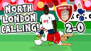 🎸NORTH LONDON CALLING🎸 Arsenal beat Spurs 20 Derby 2017 Parody [upl. by Ardenia]