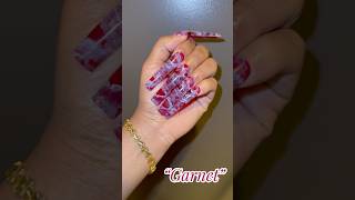 🚨NEW SET🚨 “Garnet” pressonnails pressons finegehglam naildesigns gelnailart naildesigns [upl. by Desta]