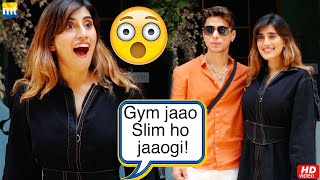 See Akasa Singhs Reaction when Paps Says GYM Jaao Thoda Patle Ho Jaaoge 🙀  Pratik Sehajpal [upl. by Aiekat]