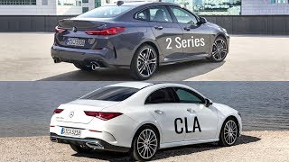 2020 BMW 2 Series Gran Coupé vs Mercedes CLA Coupé [upl. by Adnuhsor413]