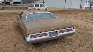 Whats in the barn dust 1972 Impala Custom coupe amp Oklahoma Auction Picks Plus 1973 Chevrolet [upl. by Hertzog]