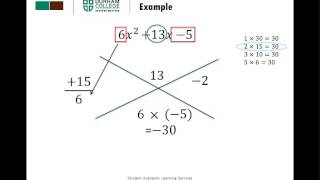 Bottoms Up Factoring Method [upl. by Waldo]