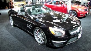 2013 MercedesBenz SL63 AMG Roadster  Exterior and Interior Walkaround  2013 Toronto Auto Show [upl. by Siroled]