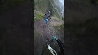 Insane SeaViewTrail Pt 3🙏🏼madeira madeiraisland mtb biking enduro endurotrail pov mtbpov [upl. by Amitarp]