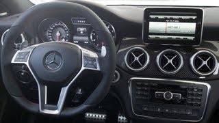 Mercedes CLA 45 AMG  INTERIOR [upl. by Wieche10]