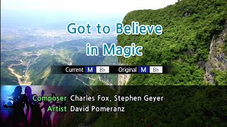 Got to Believe in Magic  David Pomeranz Karaoke Version [upl. by Sephira]