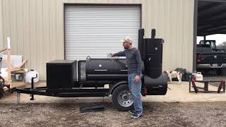 Johnson Smokers Ultimate patio trailer model [upl. by Adelbert719]