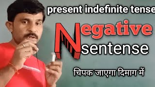 present tensenegative sentenceEnglish tenseचिपक जाएगा दिमाग में। [upl. by Lhadnek]