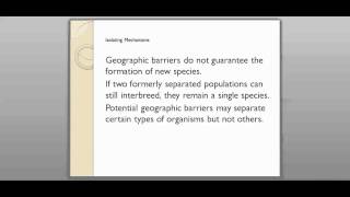 163 The Process of Speciation Part 1 [upl. by Calvinna131]