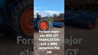 Fordson major e1a 1955 fully rebuilt engine JGT FABRICATION RIP Dad all done [upl. by Zacharia]