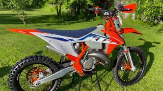 2022 KTM 125XC  First Start [upl. by Yanel]