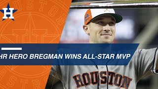 Alex Bregman Plays quotHR Heroquot to Win AllStar Game MVP [upl. by Oeak731]