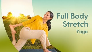 Full Body Stretch Yoga  20 Mins  Hindi [upl. by Vanna]