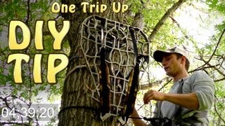 How to Hang a Tree Stand in 5 Minutes [upl. by Woodward]