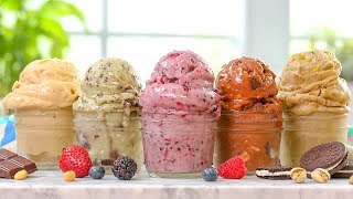 5 EASY Vegan quotIce Creamquot Recipes  Dairy Free Summer Desserts [upl. by Ewold644]