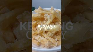 Cara Mudah Bikin Kentang Goreng Crispy shorts resepmudah kentanggorengcrispy [upl. by Yrellav10]