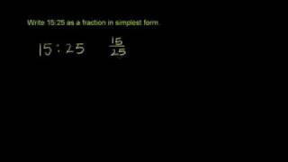 DESARROLLO DE MATEMÁTICAS 86  RAZONES COMO FRACCIÓN EN FORMA REDUCIDA [upl. by Ettennod]