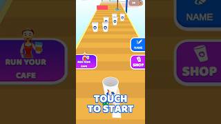 COFFEE AND TEA CUP GAME COFFEE RUN 3D GAMES [upl. by Guimar]