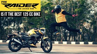 2024 TVS Raider 125 First Ride Review  Is it the Best 125 cc Bike [upl. by Eiveneg]