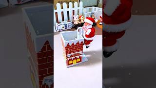 Electric Climbing Chimney Santa Claus Toy with Light amp Sound Effects [upl. by Emerson126]