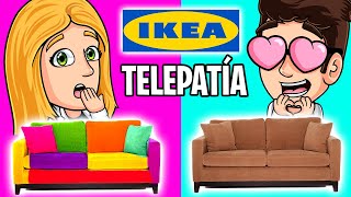 AMUEBLAMOS NUESTRA NUEVA CASA POR TELEPATÍA 🏠 TWIN TELEPATHY CHALLENGE IKEA EL SALÓN [upl. by Eiduj]