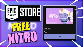 Epic Games X Discord Nitro Get Nitro For FREE Epic Games 2024 [upl. by Yeneffit891]