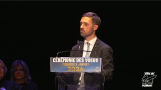 Discours complet des vœux 2024 du maire de Voiron  Julien Polat [upl. by Clercq]