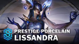 Prestige Porcelain Lissandra Skin Spotlight  League of Legends [upl. by Marvella]