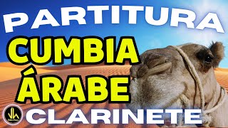 🎼 Partitura CUMBIA ARABE  Clarinete Bb  Biblioteca de Partituras [upl. by Hersh]