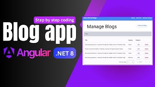 Dynamic Blog App Project using Angular amp DotNet Core Api [upl. by Trow741]