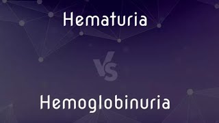 Hemoglobinuria and Hematuria by Maheshwari hunasikatti 9801 [upl. by Bonnie895]