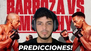 UFC FIGHT NIGHT BARBOZA VS MURPHY PREDICCIONES [upl. by Adria150]