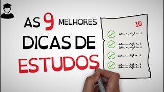 ESTUDE DE FORMA EFICIENTE  AS 9 MELHORES DICAS DE ESTUDO  Seja Um Estudante Melhor [upl. by Solotsopa]