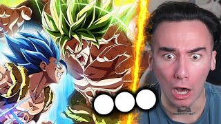 Non Dragon Ball Fan Reacts to GOJETA vs BROLY [upl. by Gettings604]