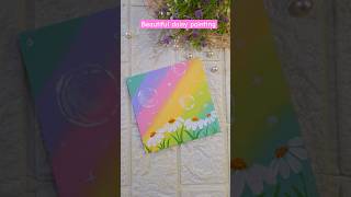 Beautiful daisy flower painting 🌼 shorts shortvideo painting acrylicpainting paintingtutorial [upl. by Aninad]