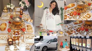 ✨روتيني اليومي في رمضان🌙طاولة رمضان2022 تسوق  ROUTINE RAMADAN  MENU RAMADAN 2022  ORGANISATION [upl. by Arretak]