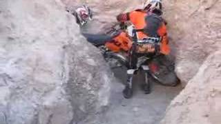 Dirt Biking Ocotillo Wells Slot Canyon [upl. by Ahseek]