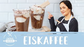 Der beste Eiskaffee 🧊 – in 5 Minuten I Einfach Backen [upl. by Emyam]