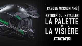 CKX Casque Mission  Ajustement de la palette et de la visière [upl. by Adams]