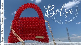 Bolsa Estilo balenciaga  beaded bag  Carteras  bolsa de cuentas  Monedero  Diy  hecho a mano [upl. by Nepean]