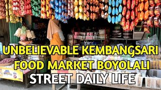 UNBELIEVABLE KEMBANGSARI FOOD MARKET BOYOLALI INDONESIA [upl. by Maurie]